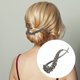 thumbnail image 5 of 3 pinzas para el pelo francesas, horquillas retorcidas de metal con diamantes de imitación, accesorios para bodas y cumpleaños., 5 of 6