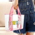 thumbnail image 1 of Hbdhejl Transparent Large Capacity Beach Bag Travel Storage Bag Convenient Portable Cosmetic Bag, 1 of 7