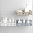 thumbnail image 2 of Bathroom Storage Basket Holder Shelf Shower Caddy Shampoo Suction Cup, 2 of 6
