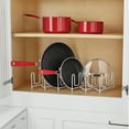thumbnail image 3 of Mainstays Expandable Pan & Lid Organizer, White, 3 of 7