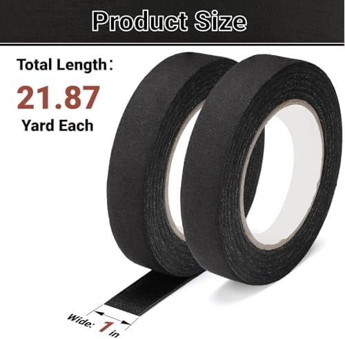 Goon Tape, 2 Roll 1 in x 21.8 yd Green/Black/Tan Strong Adhesive Camouflage Stealth Silencing Strips Camo Duct Wrap Tape Grip Stretch Bandage for Outdoor Sports Hunting Camping Protective