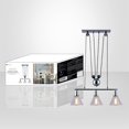 thumbnail image 3 of Xtricity - 3-Light Pendant , 29.1 '' Width, From Dakota Collection, Chrome, 3 of 3