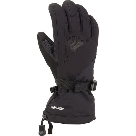 Gordini Women's Women's Aquabloc Down Gauntlet Iv Waterproof Gloves, Black, Large