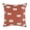 Orange/White, variant on LR Home Textured Pom Pom Polka Dot Throw Pillow