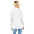 thumbnail image 7 of Made by Olivia Women's Open Front Long Sleeve Classic Knit Cardigan, 7 of 7