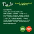thumbnail image 6 of (2 pack) Pacific Foods Low Sodium Organic Vegetable Broth, 32 oz Carton, 6 of 12