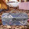 thumbnail image 4 of Bolsa Organizador de vajilla Zulema Utensilio Almacenamiento Tote Algodón Azul, 4 of 8