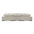 thumbnail image 6 of Moe's Home Collection Plunge Sectional Fabric Brown, 6 of 8