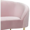 thumbnail image 6 of Meridian Furniture Ritz Pink Velvet Accent Chair, 6 of 8