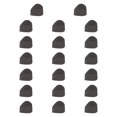 thumbnail image 3 of Esponjas para pintura facial Yinane 20 piezas Negro, 3 of 8