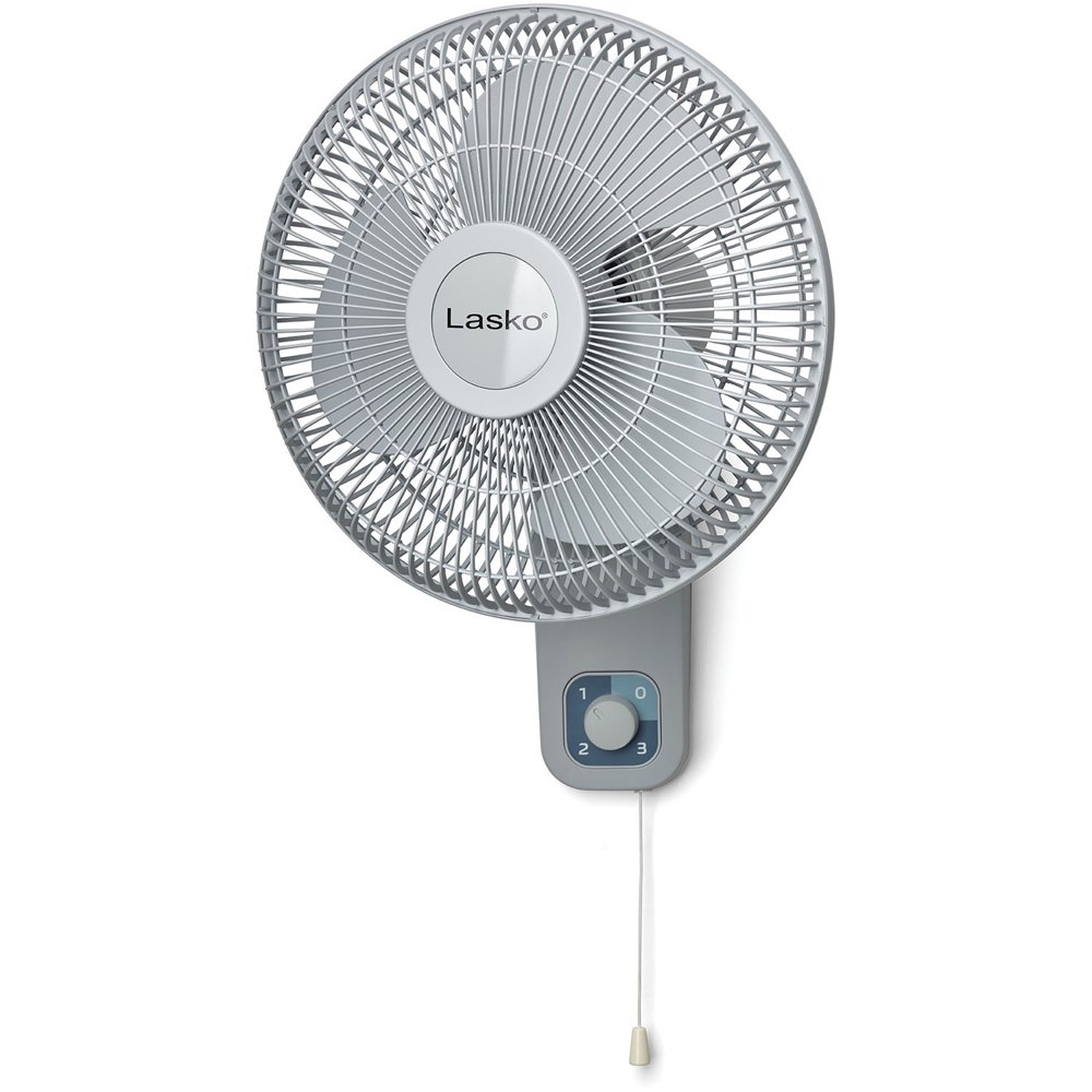 Lasko 12" Oscillating WallMount Fan with AntiRust Grills Walmart