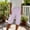 Purple striped capri pants for women a1, variant on Cagogo Women Striped Capri Pants Summer Casual Loose High Waisted Elastic Waist Cotton Linen Flowy Cropped Trousers Vacation Beach Lounge Pants with Pockets, Black M