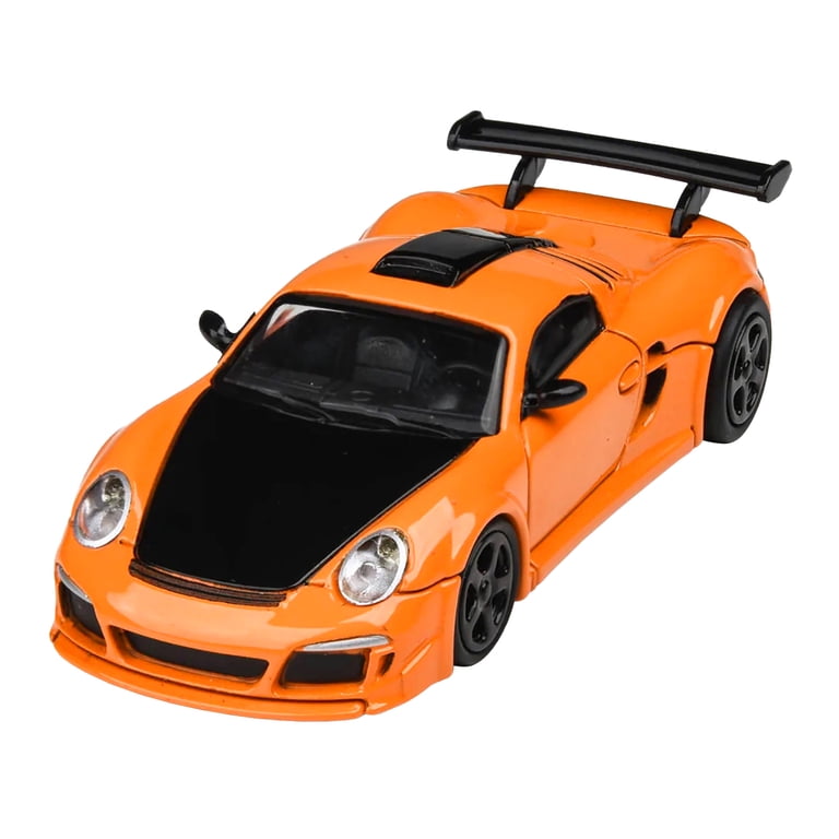 2012 RUF CTR3 Clubsport Orange with Black Hood 1/64 Diecast Model