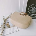 thumbnail image 3 of OULII Straw Beach Tote Bag Fashionable Wood Khaki 1Set Daily Use, 3 of 4
