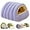 Purple, variant on Cozy Monster Cat Bed, 2026 New Winter Warm Cat Sleeping Bag, with Removable Cushion, Machine Washable Warm Kitty Beds for Indoor Cats & Small Dogs (Beige,M)