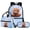 Blue Star Raccoon, variant on FUIALDOLG Cute Fire Dragon School Backpack for Girls 17 Inch Book Bag +Lunch Bag +Pencil Case 3 Pcs Backpack Set Schoolbag for Kids Boys Back To School Bookbag Kawaii Daypack