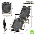 thumbnail image 2 of Magshion Set of 2 Zero Gravity Lounge Chair with Removable Adjustable Headrest and Foot Pads, Outdoor Foldable Recliner, Folding Reclining Lounger, Support 330lbs, Camouflage, 2 of 12