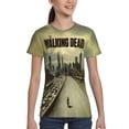 thumbnail image 3 of Boys Girls Walking Dead T-Shirts 3d Printed Novelty Short Sleeve Shirts Kids Youth Game Cartoon Tee Shirts Summer Tops, 3 of 8