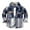 Blue, variant on Kids Toddler Baby Boys Autumn Winter Flannel Shirt Jacket Plaid Long Sleeve Button Down Fall Cardigan Coat Clothes Outwear Children's Padded Coat