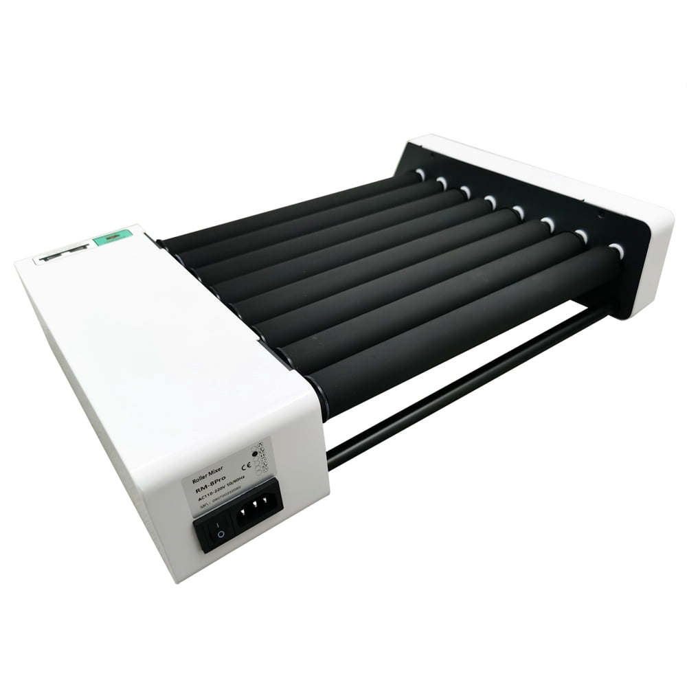 8 Roller Blood Liquid Test Tube Mixer LCD Digital Roller Mixer Blood Oscillator 110-220V