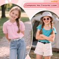 thumbnail image 3 of WHIPPY Girls Belts Kids Leather Waist Belts for Jeans Dresses, 3 of 7