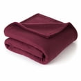 thumbnail image 2 of Comfy Supersoft Fleece Bed Blanket – Lightweight All-Season – Full/Queen Size – Navy, 2 of 2