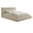 Beige, variant on Pemberley Row Teddy Fabric Cream King Bed Rectangular Contemporary Assembled