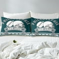 thumbnail image 3 of Rugby Football Team Fitted Sheet For Sports Bed Set,American Football Cool Sports Bed Sheets Queen Size Football City Bed Set With 2 Pillow Cases, (Philadelphia)（No Top Sheet）, 3 of 5