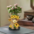 thumbnail image 6 of LmnLft Resin Cow Figurine with Sunflower Pot - Spring Summer Home Garden Decor, Calf Lover Gift for Kitchen Office Desk, 6 of 7