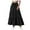 Z2-Black, variant on YDFCWXW Women's Boho Maxi Skirt A-Line Flowy Ruffle Tiered Elastic High Waist Beach Long Skirts with Pockets Mint Green, XXL