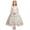 White, variant on Embroidery Flower Girl Lace Dress for Kids Wedding Pageant Party First Communion Dresses Princess Bridesmaid Maxi Gown 4-5 Years White
