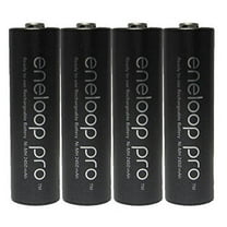 4 Pack Panasonic eneloop pro AA High Capacity Ni-MH Pre-Charged Rechargeable Batteries   Free Battery Holder