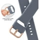 thumbnail image 3 of Juego de 3 compatibles con correas Apple Watch 41 mm 40 mm 38 mm, correa de repuesto de silicona suave con cierre clásico para iWatch Series SE7654321 para mujer y hombre (solo correa)., 3 of 5