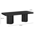 thumbnail image 3 of Bambi Black Ash Dining Table, 3 of 7