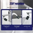 thumbnail image 2 of Yeacher Tap Aerator 720°Rotation Universal Splash-Proof Swivel Water Saving Faucet Water Saving Bathroom Filter Foamer Aerators Rust Proof Leakproof Design with Double O-Ring, 2 of 7