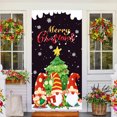thumbnail image 6 of Beautynvta Christmas Door Cover, 35''x71'', Christmas Gnomes Front Door Cover Hanging Door Banner Cute Gnomes Merry Christmas Backdrop Christmas Party Hanging Decoration, 6 of 6