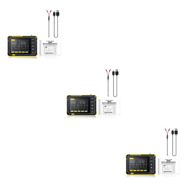Speravity Osciloscopio digital portátil analógico ancho de banda soporte generador de señal probador 2 en 1 diodo pequeño analizador de Type1 NO1