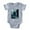 Heather Gray, variant on CafePress - Owl CROP Text - Cute Infant Baby Football Bodysuit