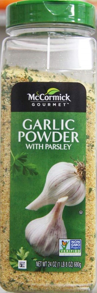 mccormick coarse ground garlic powder with parsley