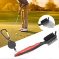 thumbnail image 5 of Multifunctional Golf Club Cleaner Brush with Nylon Steel Dual Bristles Cleaning Tool, 5 of 5