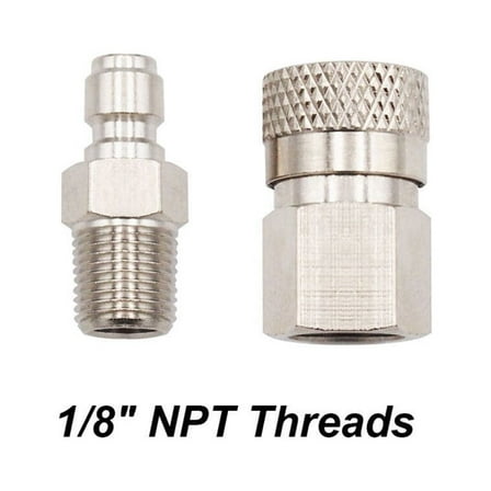 PCP Quick Disconnect Male & Female Set 8mm 1/8 npt Thread Accessories