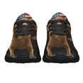 thumbnail image 5 of Chesapeake Bay Retriever Dog American flag Shoes Sneakers Black Size 3.5, 5 of 7