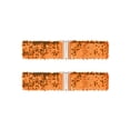 thumbnail image 1 of Cinturones anchos elásticos de INSPIRE CHIC con hebillas entrelazadas y decoraciones de lentejuelas brillantes para vestidos Naranja, 1 of 6
