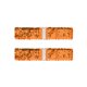thumbnail image 1 of Cinturones anchos elásticos de INSPIRE CHIC con hebillas entrelazadas y decoraciones de lentejuelas brillantes para vestidos Naranja, 1 of 6