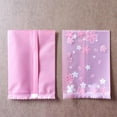thumbnail image 5 of 100pcs Multi-size Sakura Pink Cherry Blossom Frosted Self-adhesive Cellophane Bag Self Seal Cookies Packing Plastic Baker's Bags, 5 of 8