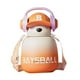 thumbnail image 5 of Botella de agua para niños, taza de entrenamiento de 650ml, taza portátil bonita para niños, botella deportiva para senderismo, ciclismo, viajes de naranja, 5 of 9