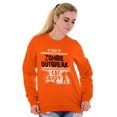 thumbnail image 3 of In Case of Zombie Outbreak Eat Candy Sweatshirt for Men or Women Brisco Brands X, 3 of 6