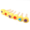 thumbnail image 3 of 6 pinceles de esponja con mango de madera para niños, herramienta educativa para pintar y hacer tú mismo., 3 of 9