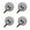 Transparent silver, variant on Vintage Ripples Suction Cup Hook Towel Handle Suction Cup Suction Cup Hangers for Glass Door Window & Various Home Use
