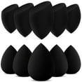 thumbnail image 1 of InnoGear Esponja de Maquillaje, 10 Piezas Esponjas de Maquillaje, Juego de Licuadora, Aplicador de Mezcla de Base Cosmética de Belleza, Puff Impecable para Crema Líquida en Polvo (Negro Básico), 1 of 5